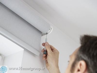 پرده برقی هوشمند