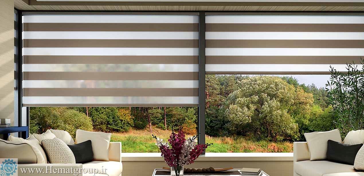 پرده برقی زبرا