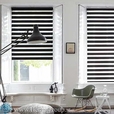 پرده برقی کرکره‌ای