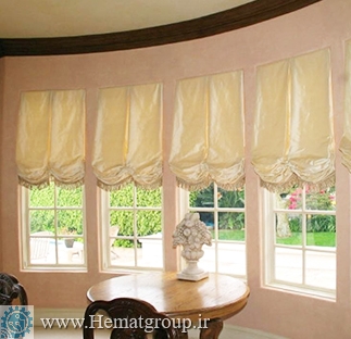 پرده برقی رومن